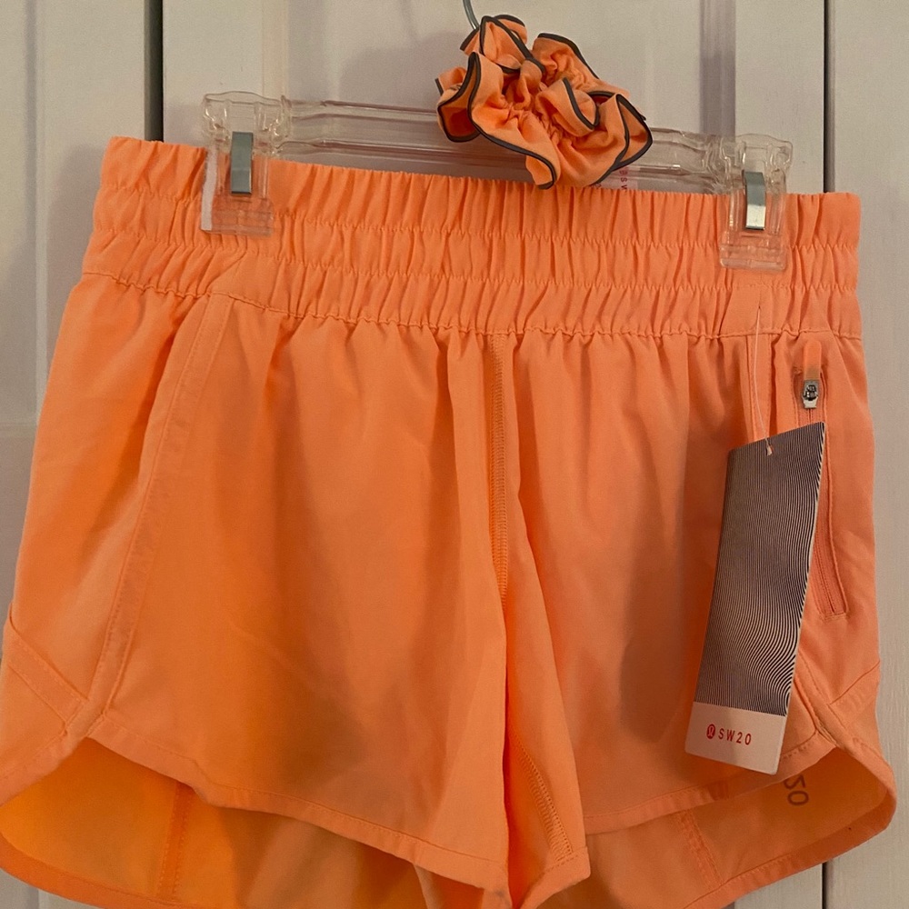 Lululemon Seawheeze Shorts and Scrunchie